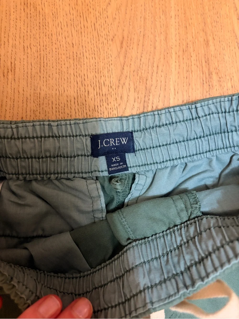 J Crew men’s teal shorts
